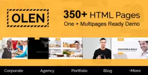 OLEN - Multipurpose Responsive Corporate HTML5 Template