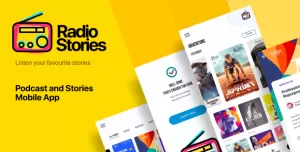 RadioStory  A Podcast Mobile App Figma Template