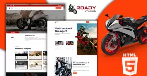 Roady - Motorbike Rent HTML5 Template - TemplateMonster