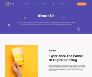 Rona - Digital Printing Service Template Kit