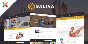 Salina - Construction Joomla Template With Page Builder