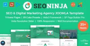 SEONinja - SEO & Digital Marketing Agency Joomla Template