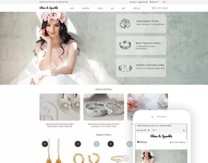 Shine & Sparkle - Jewelry Multipage Stylish Shopify Theme