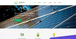 Solar Energy Premium Moto CMS 3 Template - TemplateMonster