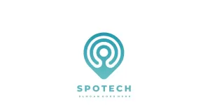 Spot Location Technology Logo Template - TemplateMonster