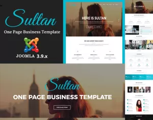Sultan - One Page Joomla 4 Template