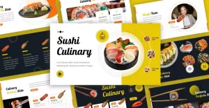Sushi - Culinary Multipurpose PowerPoint Template