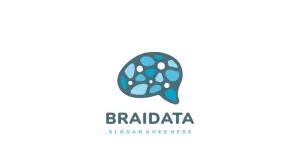 Technology Brain Data Logo Template