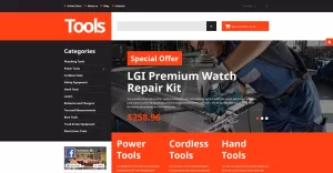 Tools & Equipment VirtueMart Template - TemplateMonster