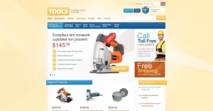 Tools Store ZenCart Template