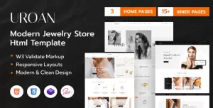 Uroan - Jewelry Store Html Template