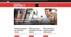 US School District Website Joomla Template - TemplateMonster