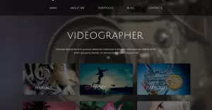 Videographer Responsive WordPress Theme - TemplateMonster