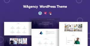 WAgency- Elementor Simple Agency WordPress Theme