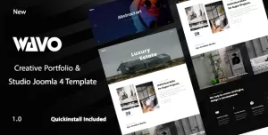 Wavo - Joomla 5 Creative Portfolio & Agency Template