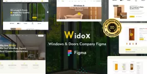 Widox - Windows & Doors Company Figma Template