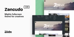 Zancudo - Mighty fullscreen theme for creatives