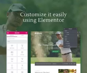 18Holes - Golf & Country Club Website Elementor Template Kit