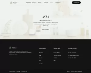 Aarkit - Interior Design Elementor Template Kit