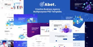 Abet - Hosting, SEO & Digital Marketing Agency PSD Template