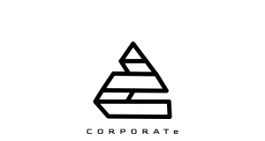 Abstract Round Corporate Line Triangle Logo - TemplateMonster