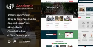 Academic - Education WordPress Theme