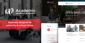 Academic  Responsive University Education Bootstrap Site Template