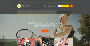 Accessori per il tennis Tema PrestaShop - TemplateMonster