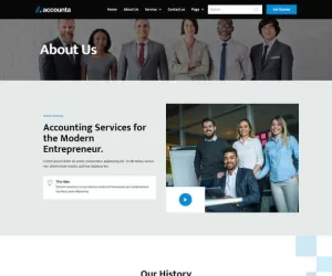 Accounta - Accounting Firm Elementor Template Kit