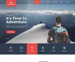 Adventure WordPress theme for Adventure Sports and Summer Camp