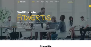 Advertis - Advertising Agency Clean Responsive Joomla Template