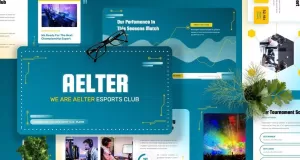 Aelter - Esport Club Powerpoint Templates - TemplateMonster