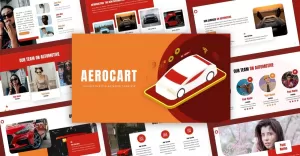 Aerocart - Automotive Presentation Template - TemplateMonster