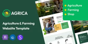 Agrica - Agriculture Farming HTML Template