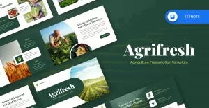 Agrifresh - Agriculture Keynote Template - TemplateMonster