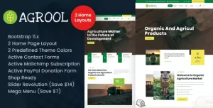 Agrool - Agriculture Farming HTML