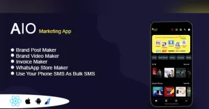 AIO Marketing App - Full React Native App - TemplateMonster