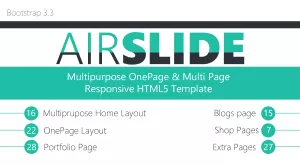 AirSlide - Multipurpose HTML Template