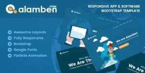 Alamben -  Responsive App & Software Bootstrap Template