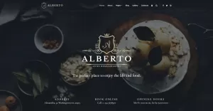 Alberto - Restaurant Responsive Classy Joomla Template