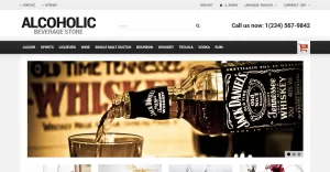 Alcoholic Beverage Store PrestaShop Theme - TemplateMonster