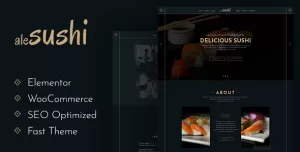 AleSushi - Restaurant WordPress Theme