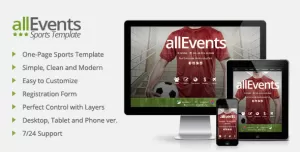 allEvents - Sports Muse Template