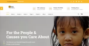 Alms - Charity Bootstrap Website Template - TemplateMonster