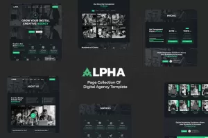 Alpha - Digital Agency Elementor Template Kit