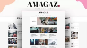 Amagaz - Blog, News, and Magazine WordPress Theme - Themes ...