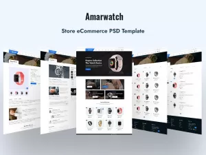 Amarwatch-Store eCommerce PSD Template - TemplateMonster
