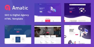 Amatic - SEO /Digital Agency HTML5 Template