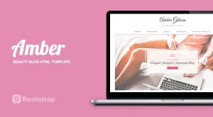 Amber - The Beauty Blog HTML Template