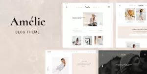 Amelie - A Personal Blog PSD Template